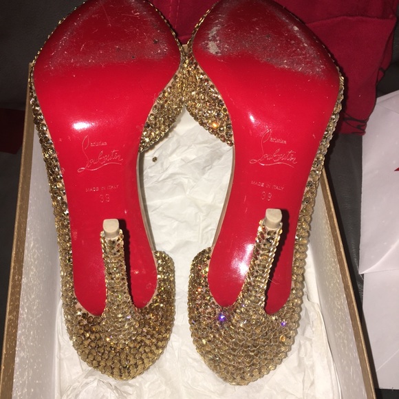 💯% authentic CHRISTIAN LOUBOUTIN crystal heels - Picture 8 of 8